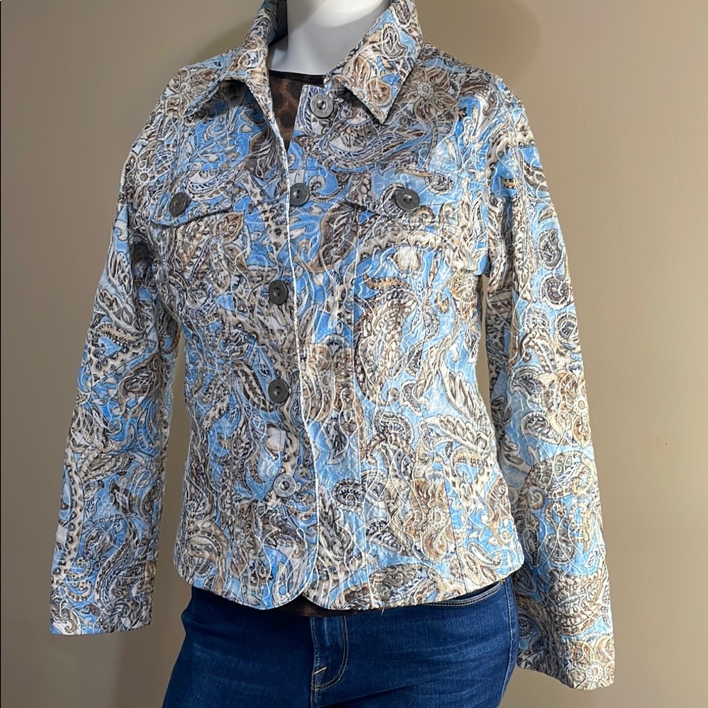 Analogy Paisley Print Women's Jacket